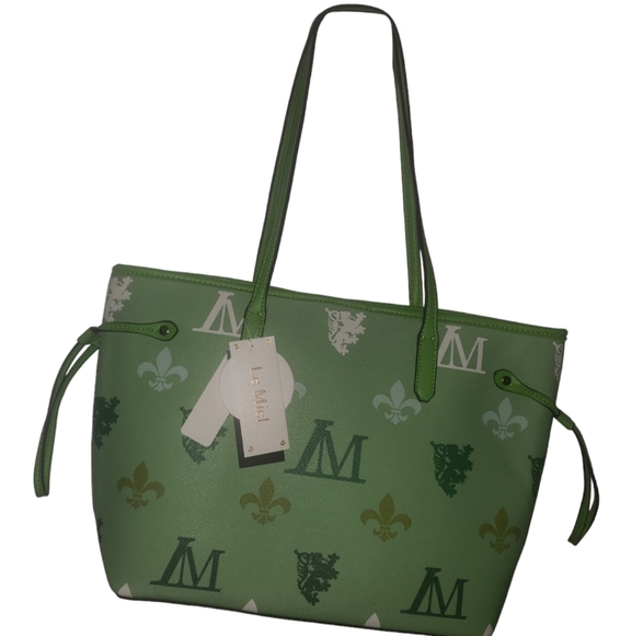 LE MIEL 2 FOR 1 VEGAN TOTE & WALLET SET NWT. - Picture 3 of 11